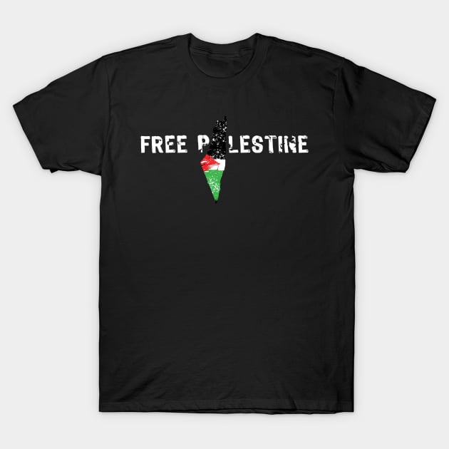 Free Palestine - palestine will be free T-Shirt by EslamMohmmad